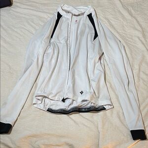 Specialized Women's White Ski Jacket with Black Accents